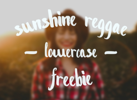 Sunshine Reggae Lowercase Font 